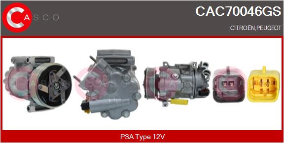 Compressor, air conditioning (CAC70046GS)