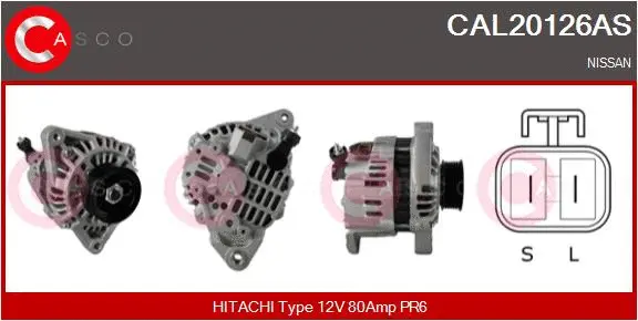 Alternator (CAL20126AS)
