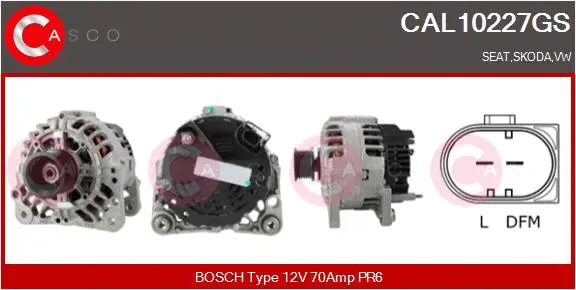 Alternator (CAL10227GS)