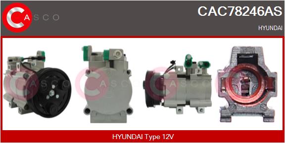 Compressor, air conditioning (CAC78246AS)