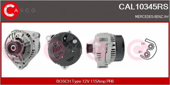 Alternator (CAL10345RS)