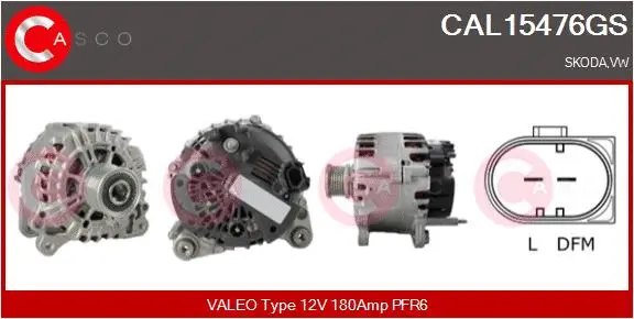 Alternator (CAL15476GS)