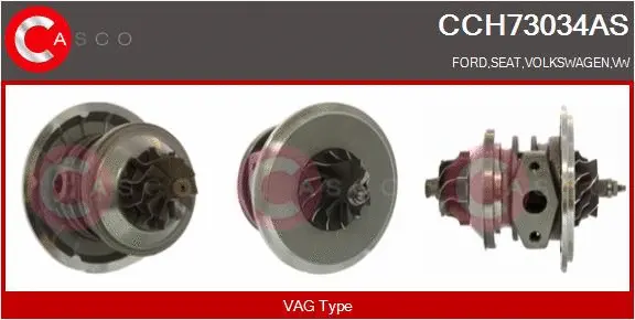 Core assembly, turbocharger (CCH73034AS)