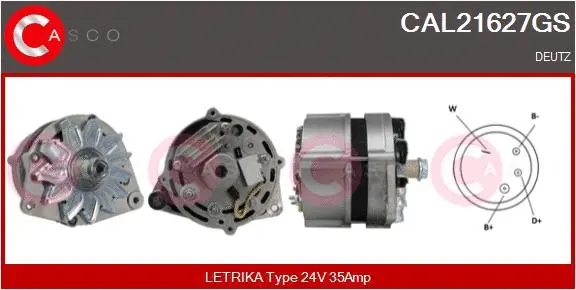 Alternator (CAL21627GS)