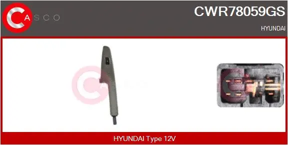 Switch, window regulator (CWR78059GS)