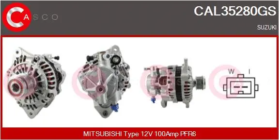 Alternator (CAL35280GS)