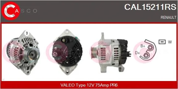 Alternator (CAL15211RS)