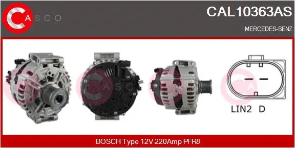 Alternator (CAL10363AS)