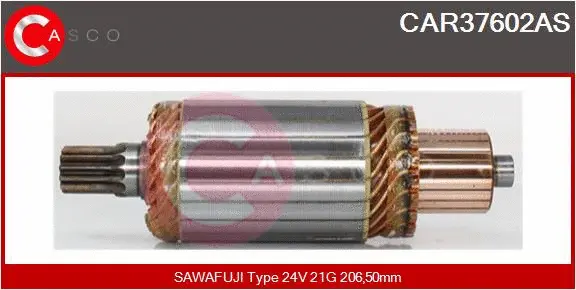 Armature, starter (CAR37602AS)