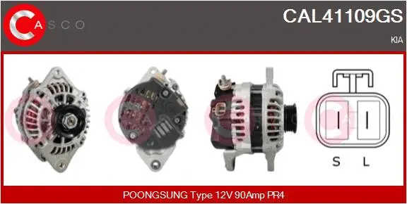Alternator (CAL41109GS)