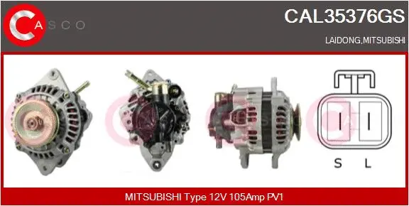 Alternator (CAL35376GS)