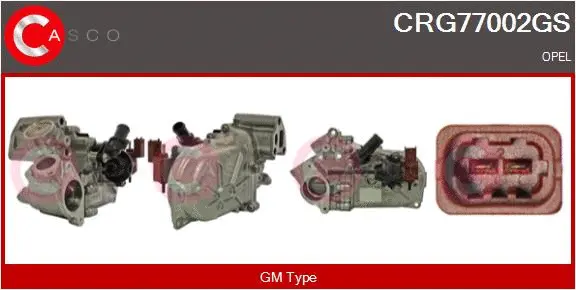 Cooler, exhaust gas recirculation (CRG77002GS)