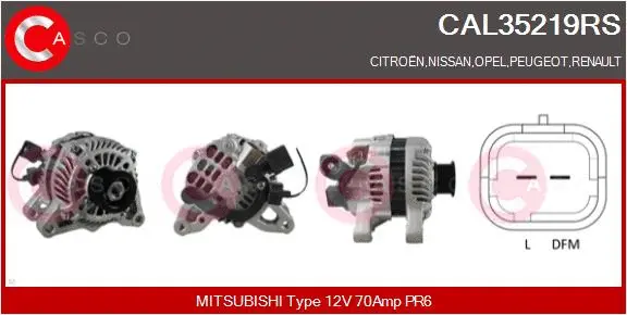 Alternator (CAL35219RS)