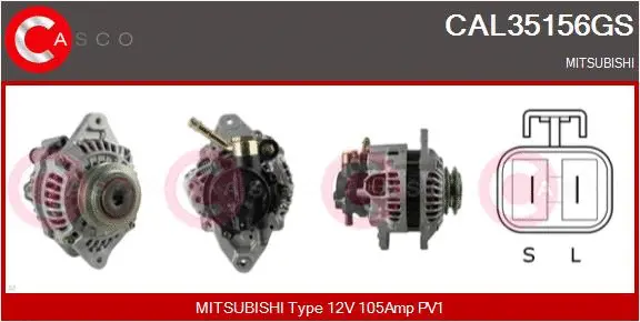 Alternator (CAL35156GS)