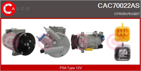 Compressor, air conditioning (CAC70022AS)