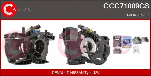 Clockspring, airbag (CCC71009GS)