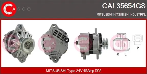 Alternator (CAL35654GS)