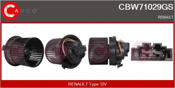 Interior Blower (CBW71029GS)