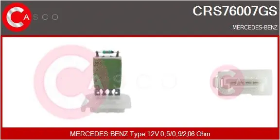 Resistor, interior blower (CRS76007GS)