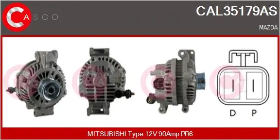 Alternator (CAL35179AS)