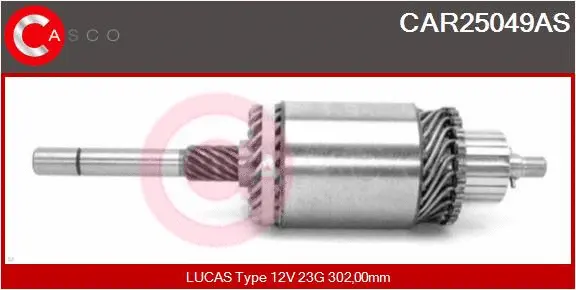 Armature, starter (CAR25049AS)