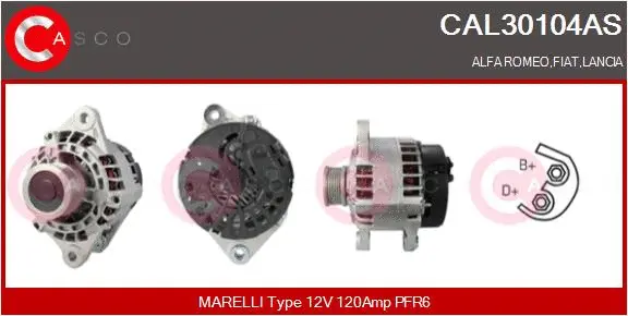 Alternator (CAL30104AS)