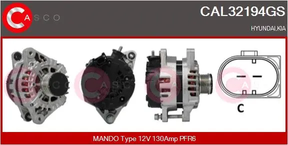 Alternator (CAL32194GS)