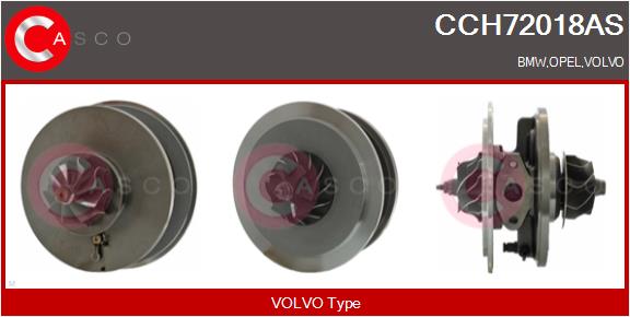 Core assembly, turbocharger (CCH72018AS)