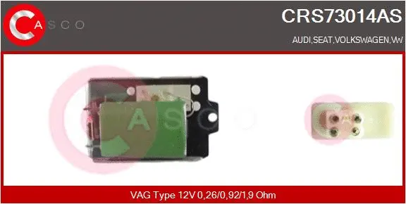 Resistor, interior blower (CRS73014AS)