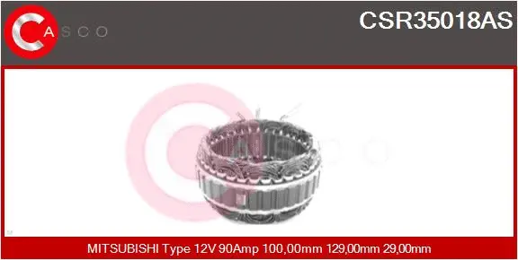 Stator, alternator (CSR35018AS)