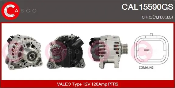 Alternator (CAL15590GS)