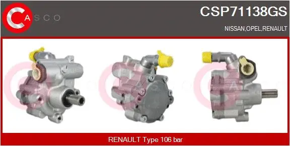 Hydraulic Pump, steering (CSP71138GS)