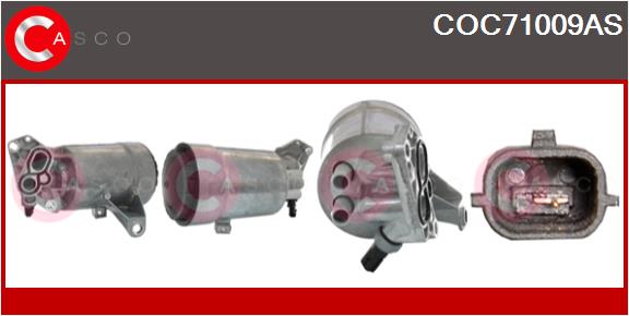 Oil Cooler, engine oil (COC71009AS)
