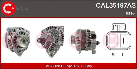 Alternator (CAL35197AS)