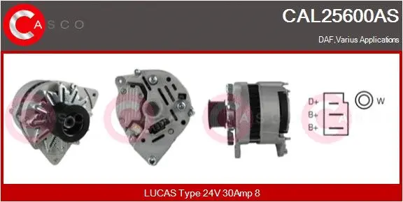 Alternator (CAL25600AS)