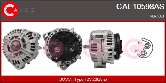 Alternator (CAL10598AS)