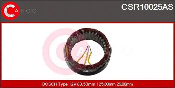 Stator, alternator (CSR10025AS)
