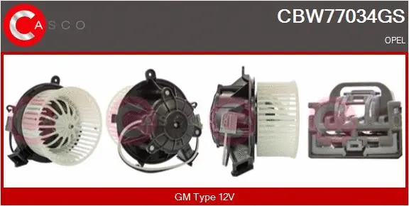 Interior Blower (CBW77034GS)