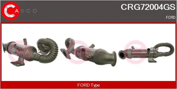 Cooler, exhaust gas recirculation (CRG72004GS)
