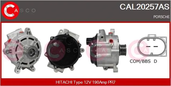 Alternator (CAL20257AS)