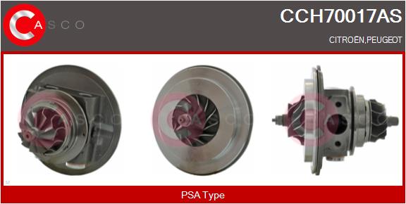 Core assembly, turbocharger (CCH70017AS)