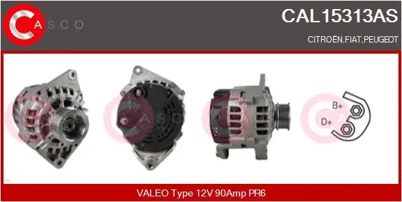 Alternator (CAL15313AS)