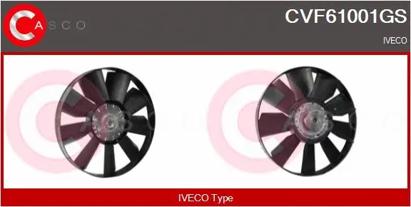 Clutch, radiator fan (CVF61001GS)