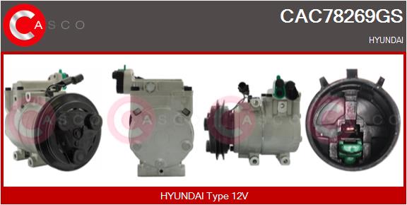 Compressor, air conditioning (CAC78269GS)