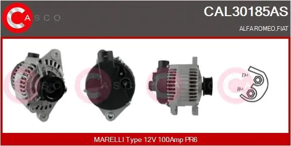 Alternator (CAL30185AS)