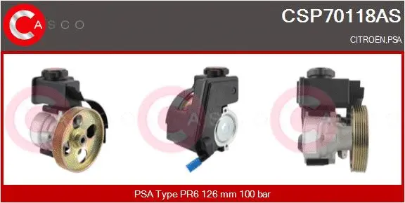 Hydraulic Pump, steering (CSP70118AS)