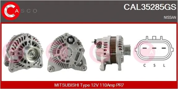 Alternator (CAL35285GS)