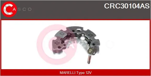 Rectifier, alternator (CRC30104AS)