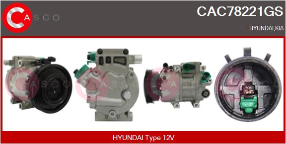 Compressor, air conditioning (CAC78221GS)