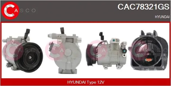 Compressor, air conditioning (CAC78321GS)